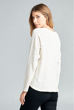 Load image into Gallery viewer, French Terry Striped Top
