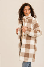 Load image into Gallery viewer, Sherpa Check Coat
