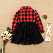 Load image into Gallery viewer, Little Girls Buffalo Plaid Tutu Dress
