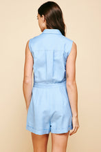 Load image into Gallery viewer, Button Down Front Tie Romper
