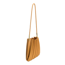 Load image into Gallery viewer, Carrie Medium Pleated Shoulder Bag in Tan
