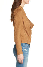 Load image into Gallery viewer, Waterfall Faux Leather Jacket
