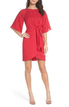 Load image into Gallery viewer, Abbey Woven Dress w/Front Tie
