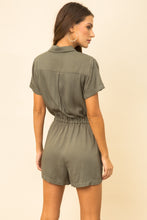 Load image into Gallery viewer, Cinch Waist Utility Romper
