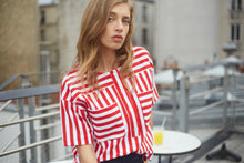 Load image into Gallery viewer, Stripe Chrissy Top
