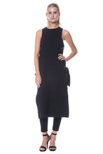 Load image into Gallery viewer, Sleeveless Knit Dress w/Side Ties
