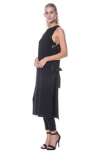 Load image into Gallery viewer, Sleeveless Knit Dress w/Side Ties
