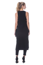 Load image into Gallery viewer, Sleeveless Knit Dress w/Side Ties
