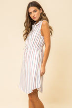 Load image into Gallery viewer, Alea Striped Button Down Dress
