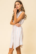 Load image into Gallery viewer, Alea Striped Button Down Dress
