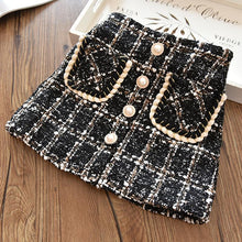 Load image into Gallery viewer, Little Girls Tweed Skirt
