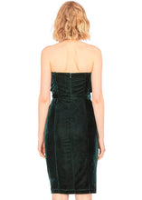 Load image into Gallery viewer, Simone Velvet Ruffle Bodice Dress
