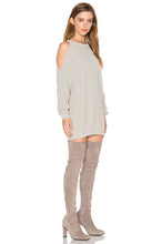 Load image into Gallery viewer, Cold Shoulder Tunic Sweater
