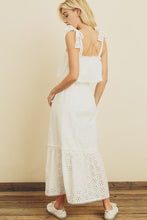 Load image into Gallery viewer, Beach Bliss Eyelet Midi Dress
