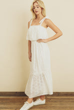 Load image into Gallery viewer, Beach Bliss Eyelet Midi Dress
