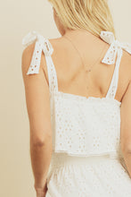 Load image into Gallery viewer, Beach Bliss Eyelet Midi Dress
