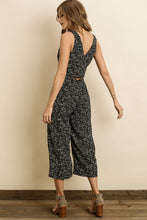 Load image into Gallery viewer, Mosaic Cutout Wrap Jumpsuit
