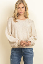 Load image into Gallery viewer, Bubble Sleeve Raglan Sweater
