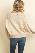 Load image into Gallery viewer, Bubble Sleeve Raglan Sweater
