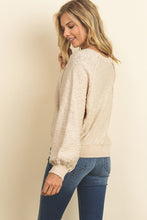 Load image into Gallery viewer, Bubble Sleeve Raglan Sweater
