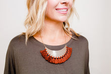 Load image into Gallery viewer, Gold Plate Tassel Necklace

