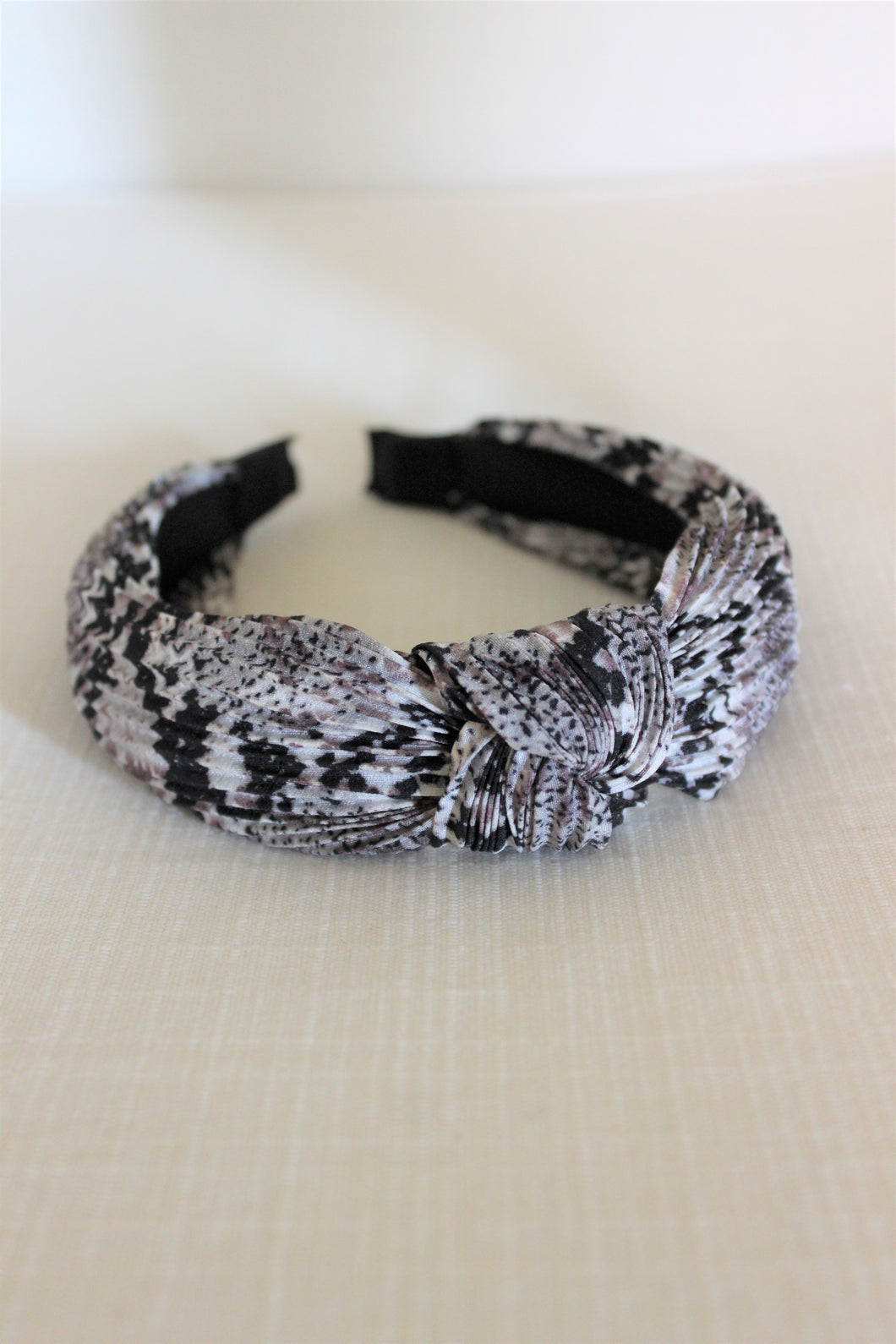 Snake Print Knotted Headband