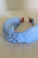 Load image into Gallery viewer, Cloud Blue Knotted Headband
