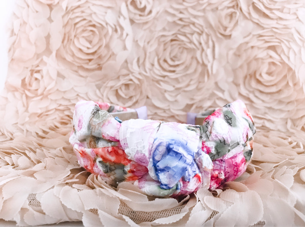 Floral Print Knotted Headband