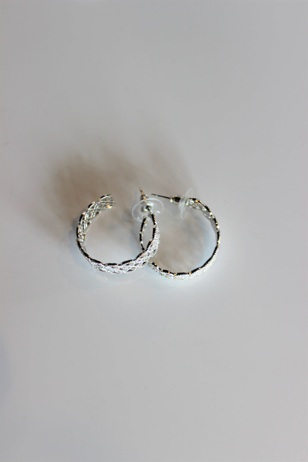 Silver Hoops
