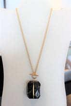 Load image into Gallery viewer, 2 in 1 Black Marble Necklace
