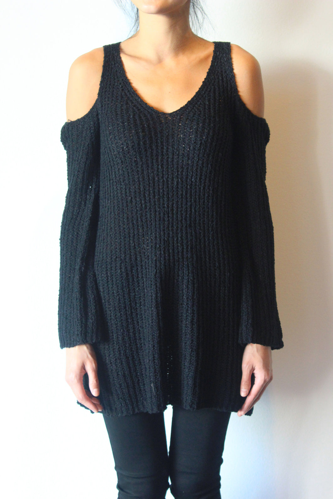 Cold Shoulder Sweater