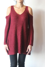 Load image into Gallery viewer, Cold Shoulder Sweater

