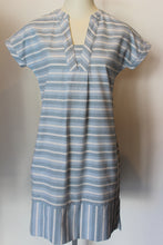 Load image into Gallery viewer, S/S Blue Stripe Dress
