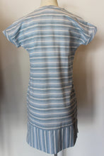 Load image into Gallery viewer, S/S Blue Stripe Dress
