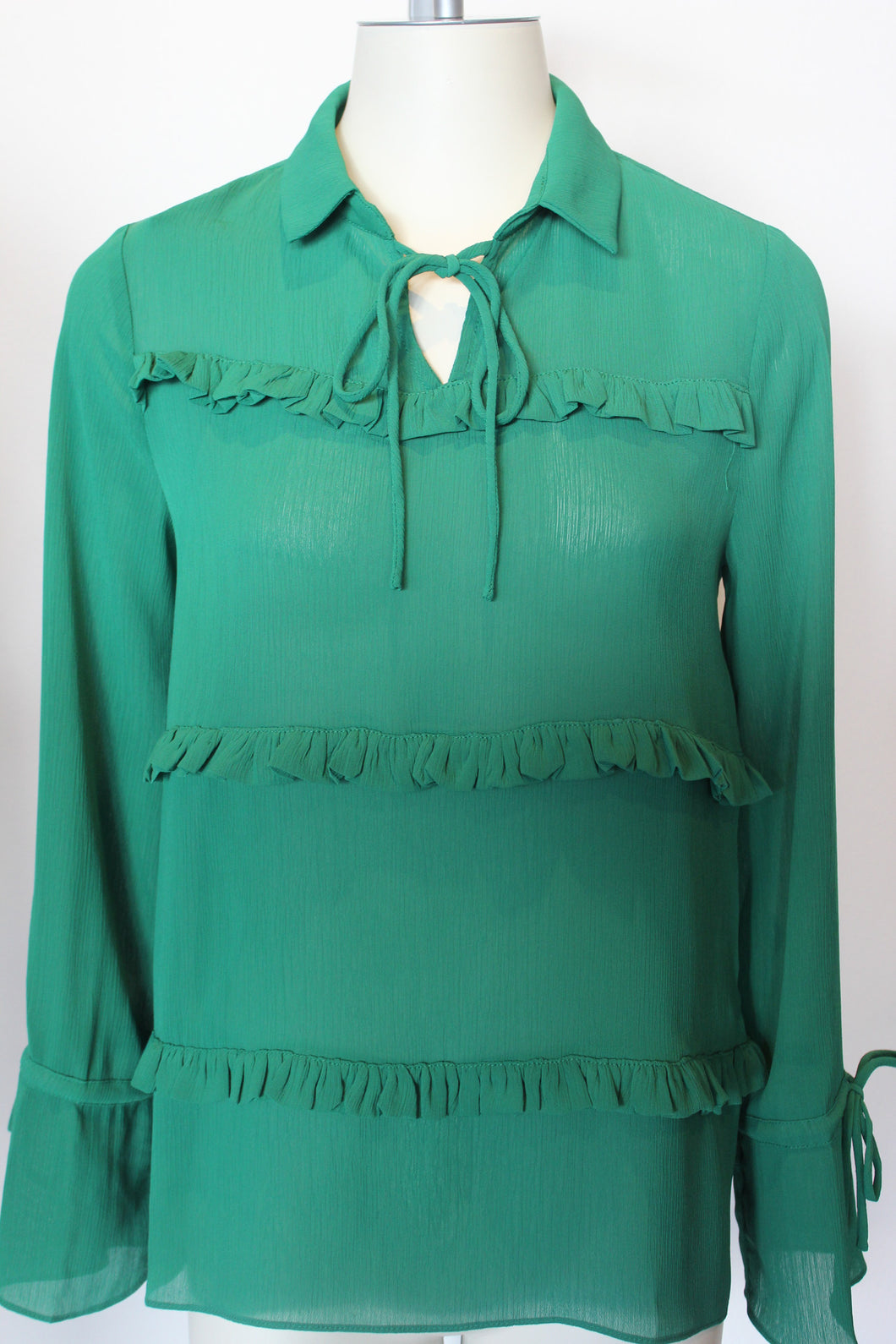 L/S Fringe Detail Blouse