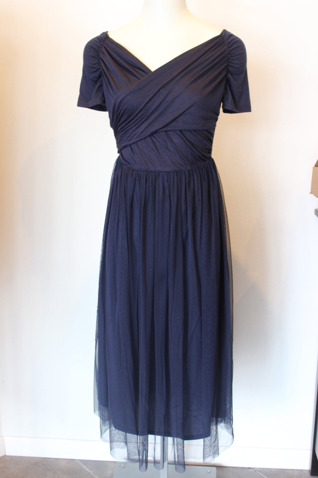 Mesh Contrast Dress