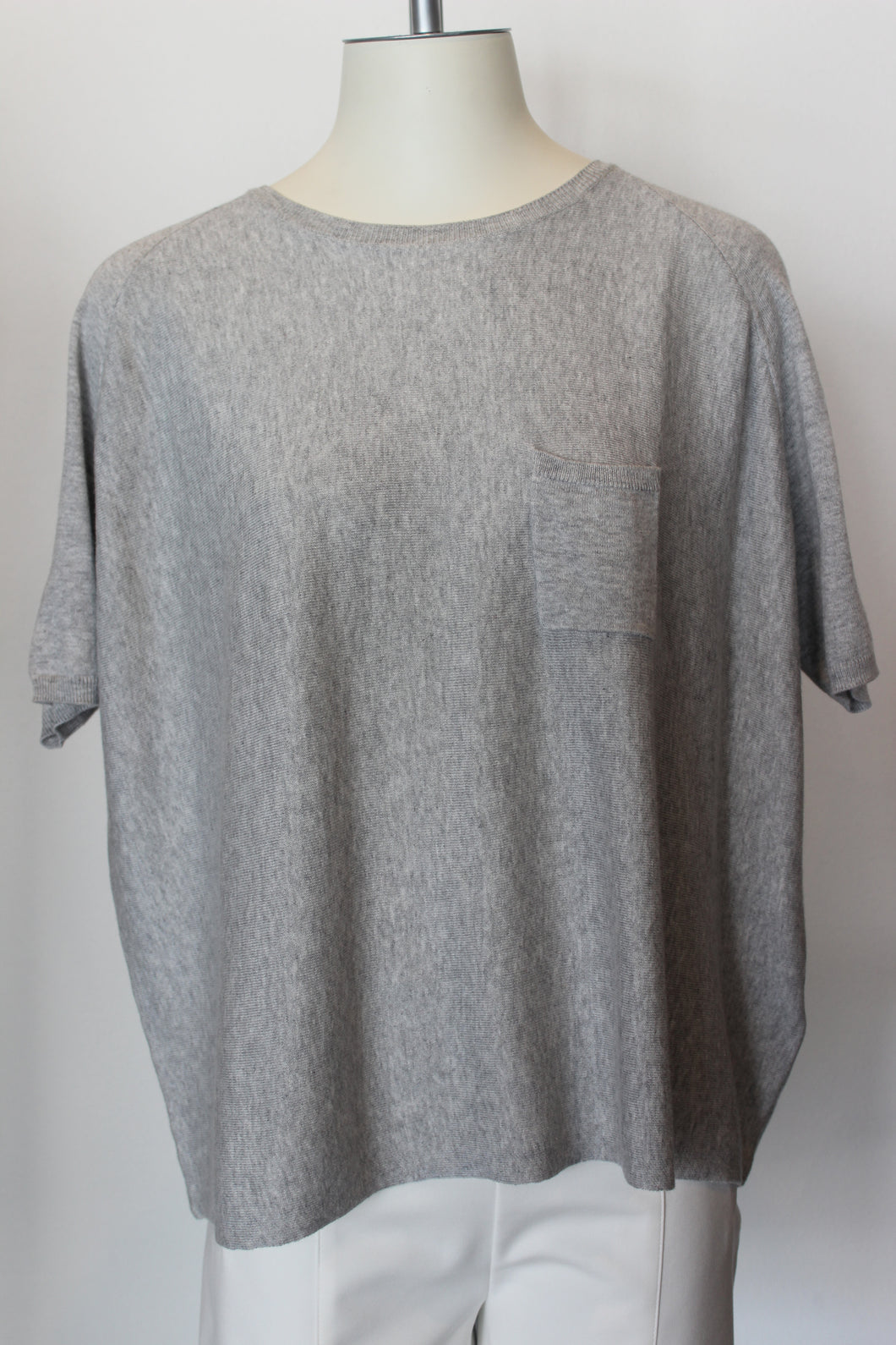 Short Sleeve Round Neck Sweater