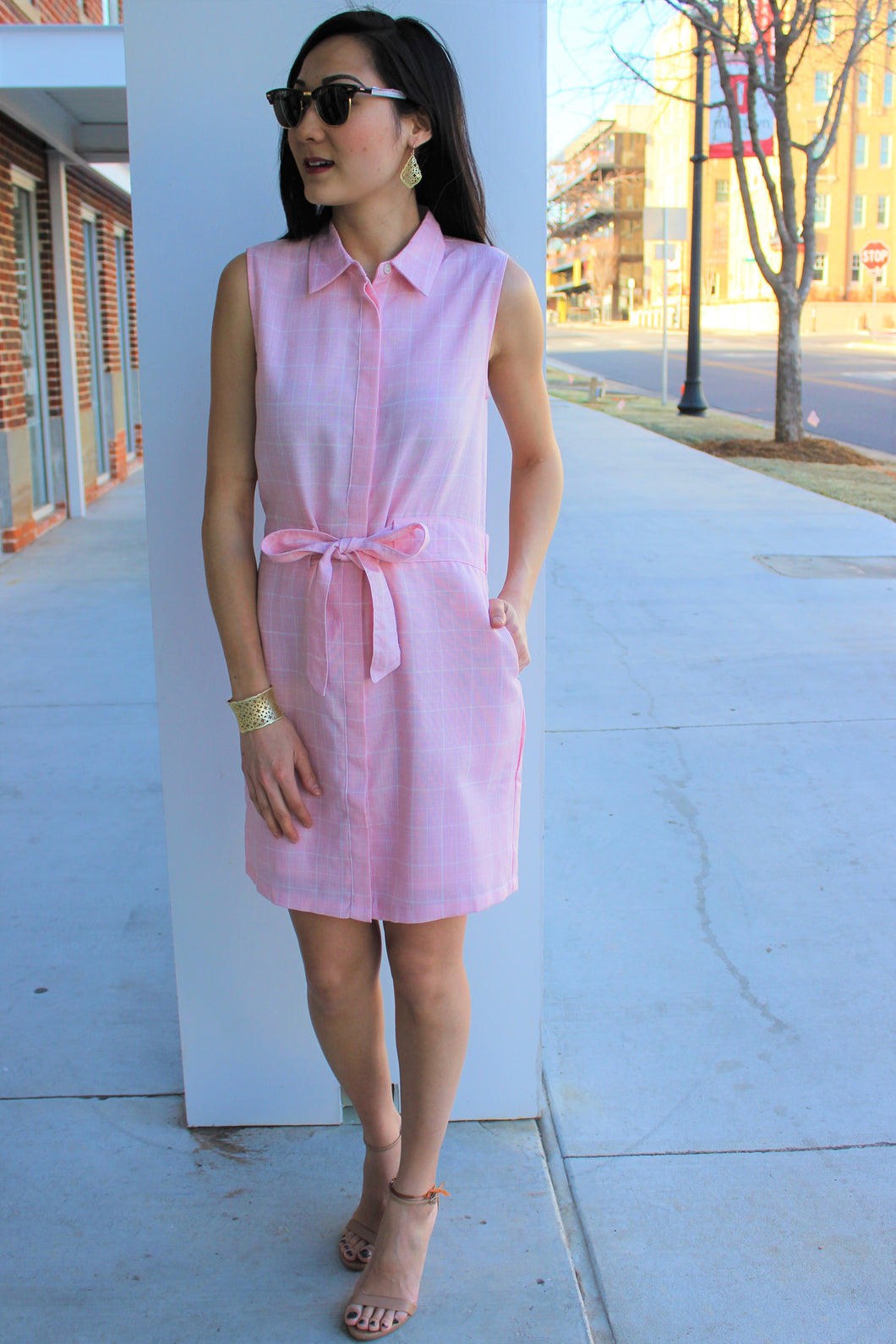 Arista Front Tie Dress