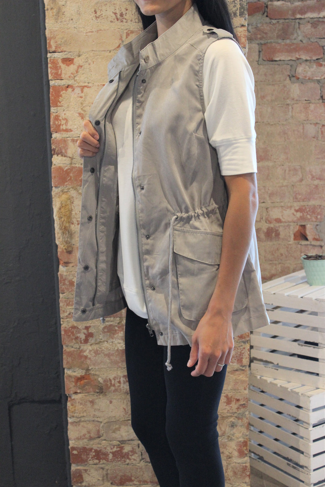 Drawstring Vest
