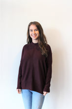 Load image into Gallery viewer, Mock Neck Tunic Sweater
