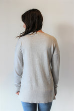Load image into Gallery viewer, Bottom Side Zipper Scoopneck Sweater
