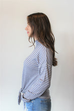 Load image into Gallery viewer, Mock Neck Top with Front Tie
