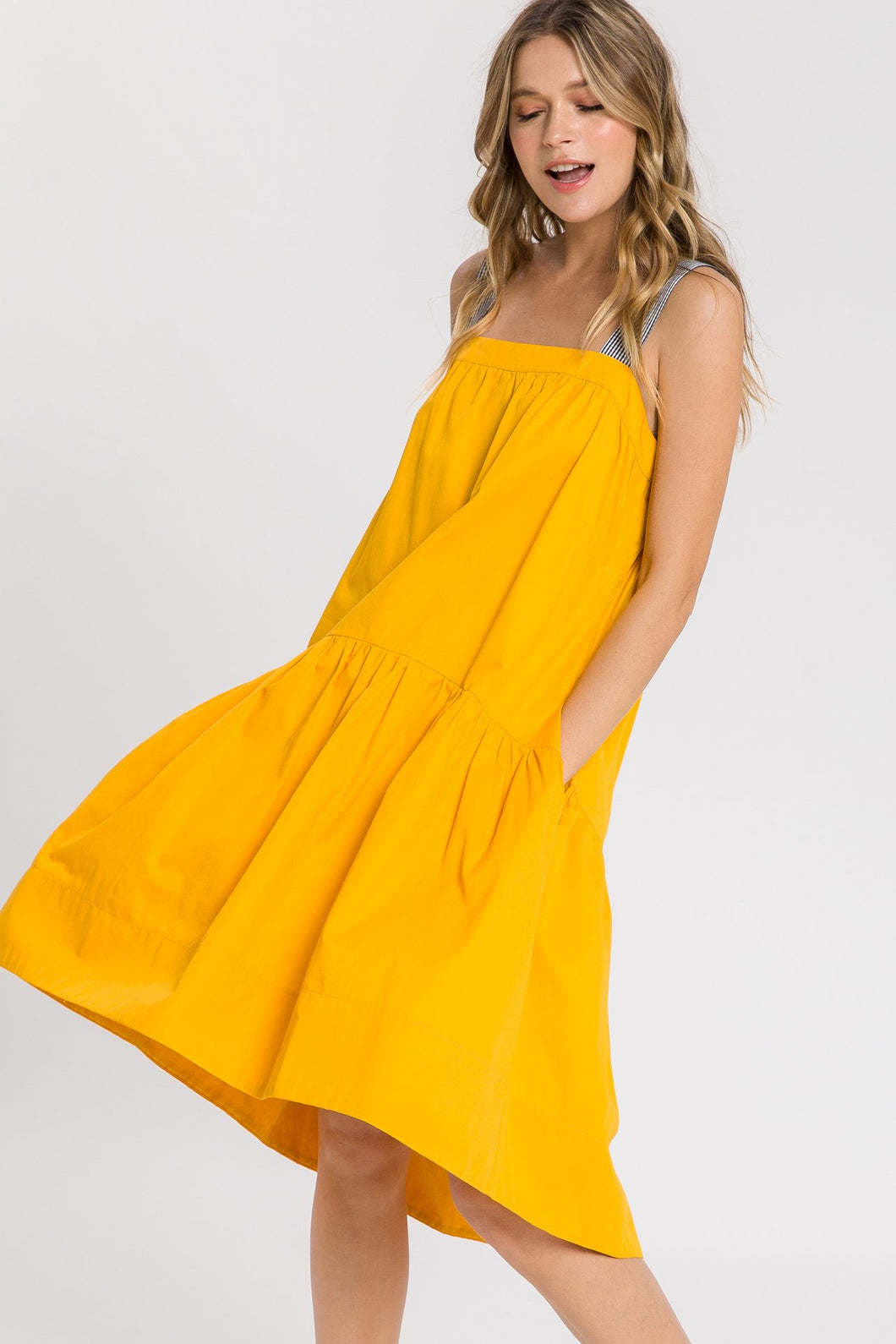 Tent Shape Midi Dress