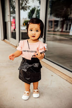 Load image into Gallery viewer, Little Girls Leather Skirt
