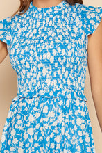 Load image into Gallery viewer, Palms Smocked Midi Dress
