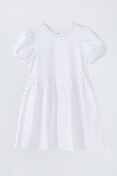Little Girls Mixed Media Dress