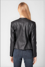 Load image into Gallery viewer, Faux Leather Blazer Jacket
