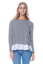 Load image into Gallery viewer, Contrast Back Stripe Top
