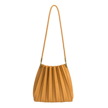 Load image into Gallery viewer, Carrie Medium Pleated Shoulder Bag in Tan
