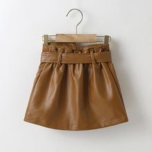 Load image into Gallery viewer, Little Girls Sienna Leather Skirt
